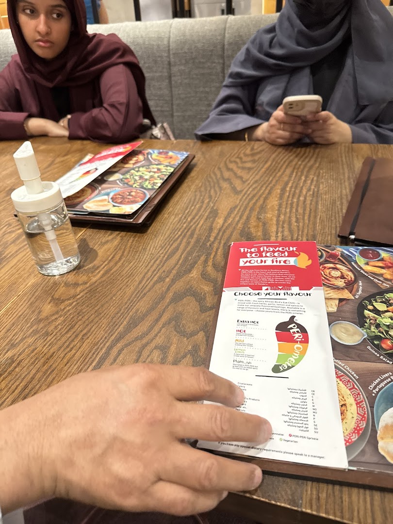 Menu page for Nandos - Granada Mall