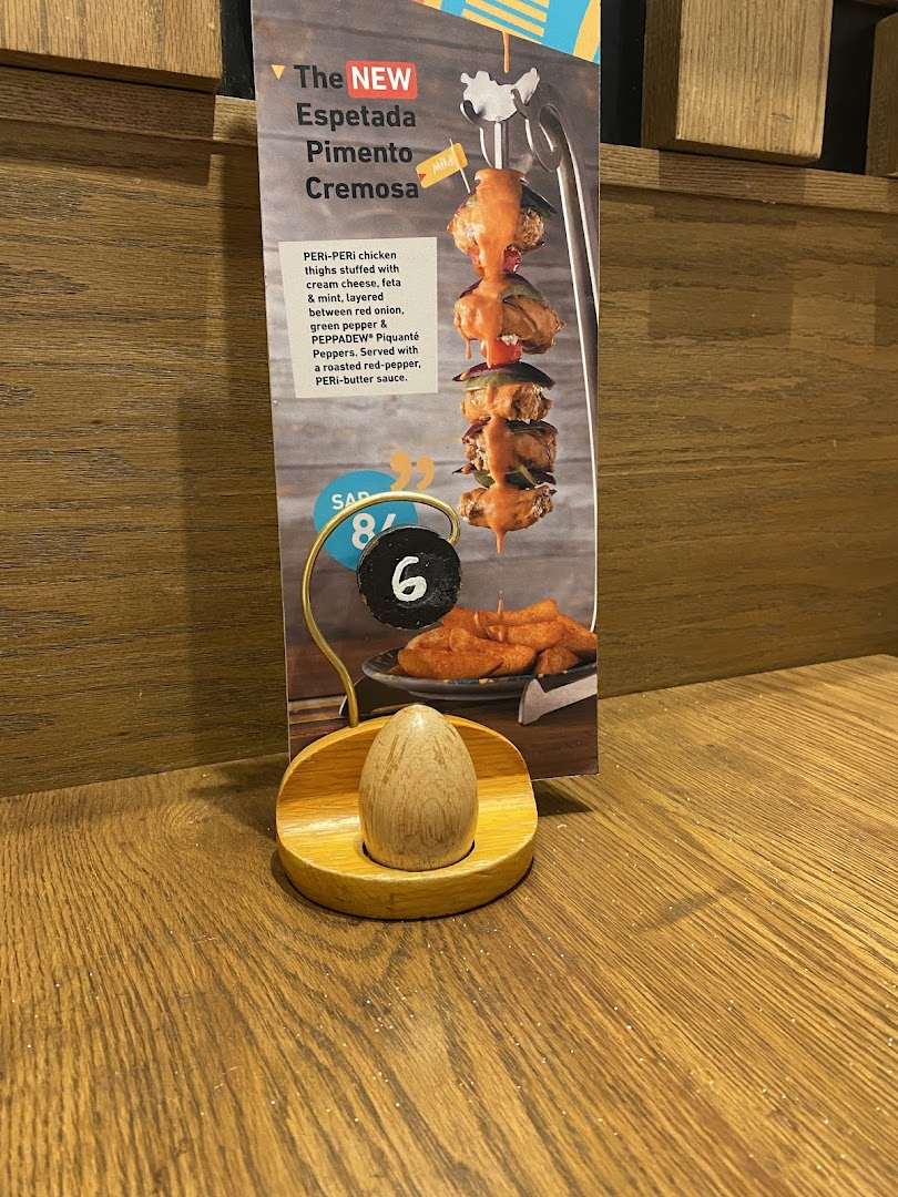 Menu page for Nandos - Granada Mall